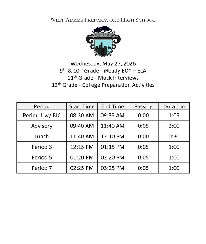 Special Schedule - 05/19/26