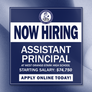 Now Hiring Assistant Principal Graphic