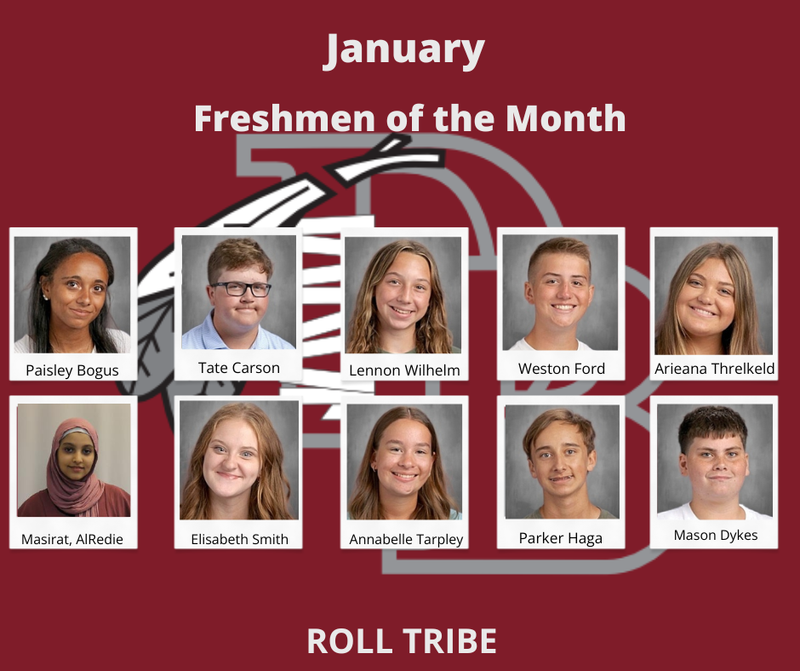 freshmen of the month