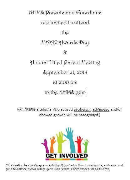 Annual Title I Parent Meeting Featured Photo