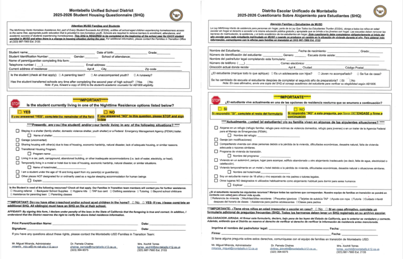 Housing Form