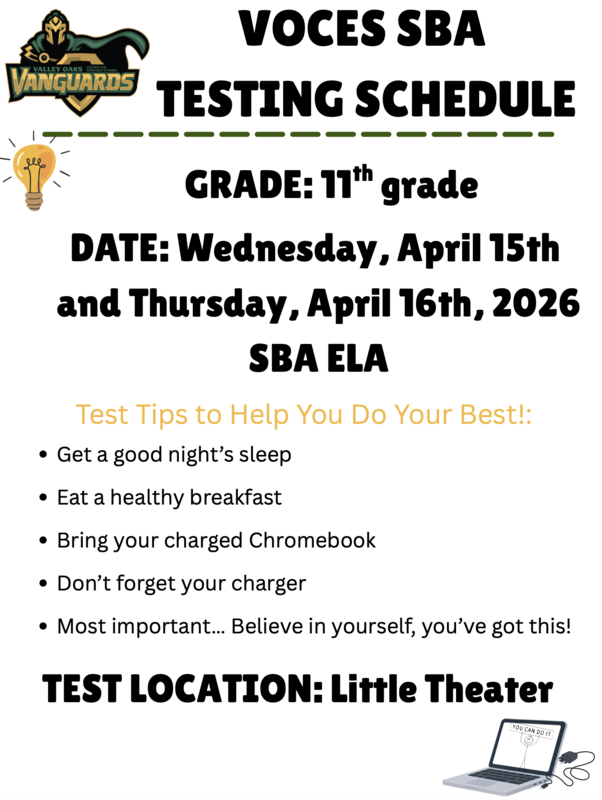 SBA calendar