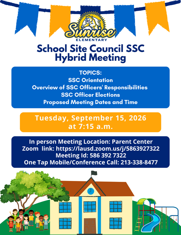 SSC Meeting 9-15-26