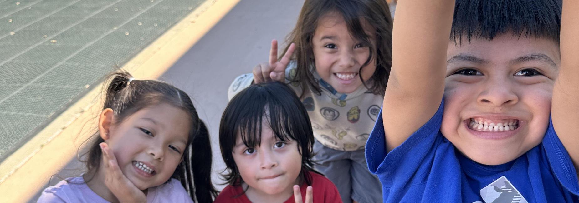 children smiling