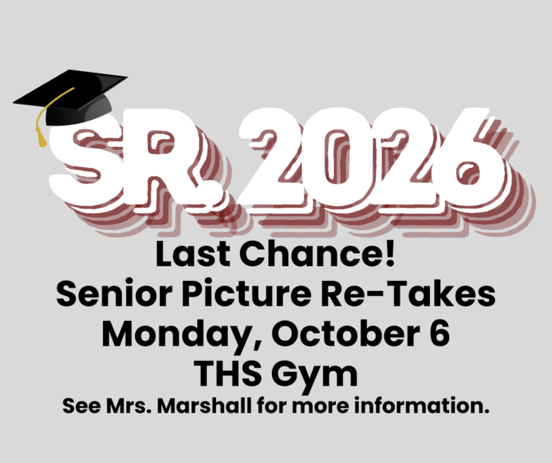 senior picture retakes October 6