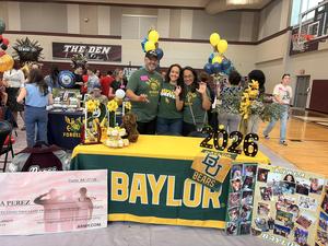 Karla Perez signing day at DHS for Baylor