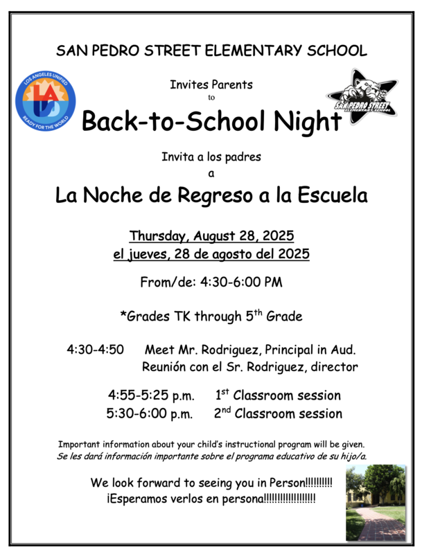 Back to School Flyer