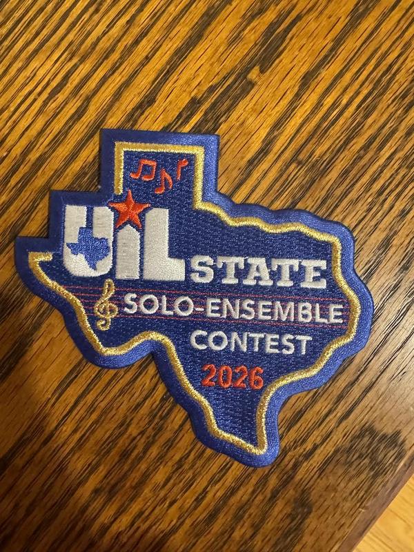 UIL State patch given to the kids that qualified.