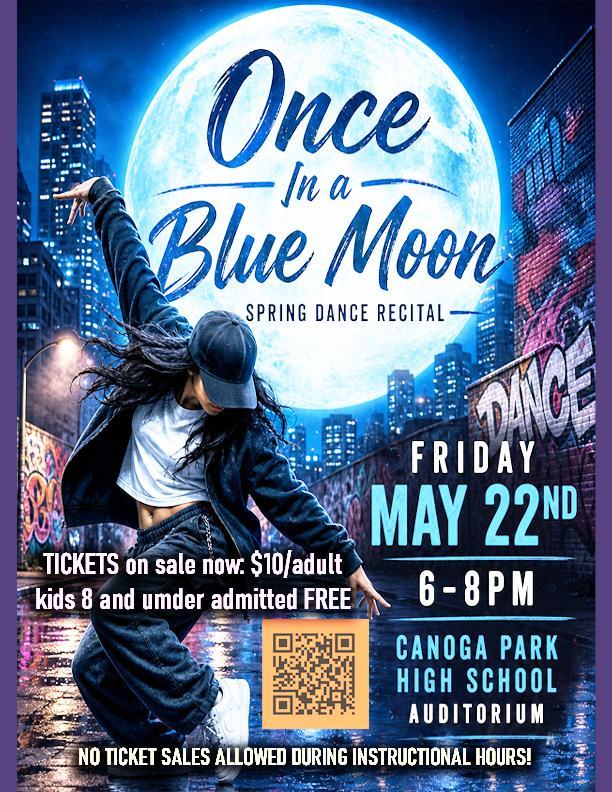 Dance recital at Canoga Park High School