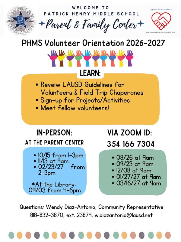 volunteer orientation