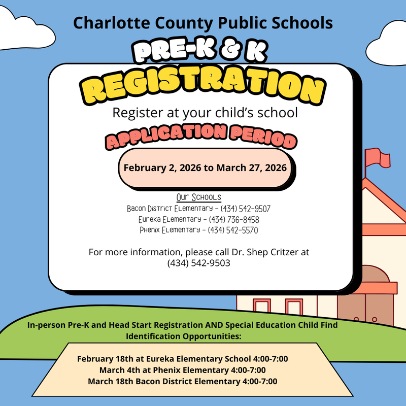 Registration for Pre-K and K