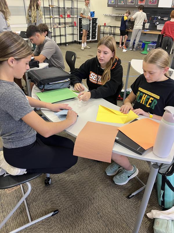 Eighth grade STEM students soar into the new quarter