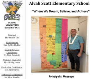 Mr. Olk, our principal