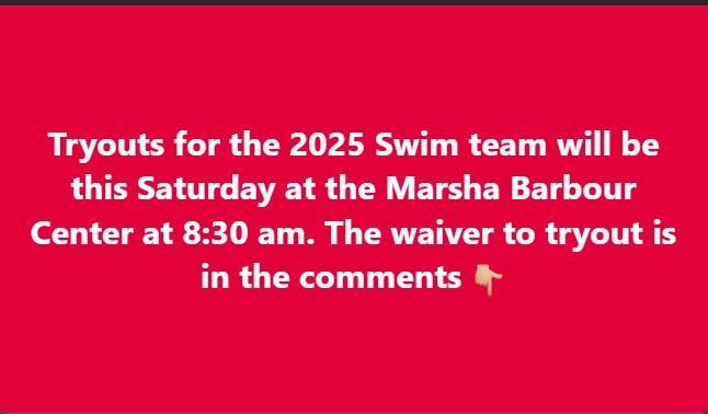 Tryouts for the 2025