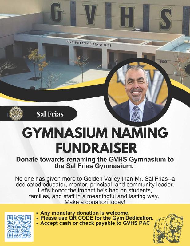 GYMNASIUM NAMING FUNDRAISER Featured Photo