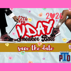 Valentine Sneaker Ball save the date feb. 12