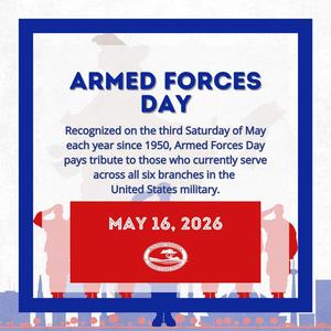 National Armed Forces Day May 16, 2026