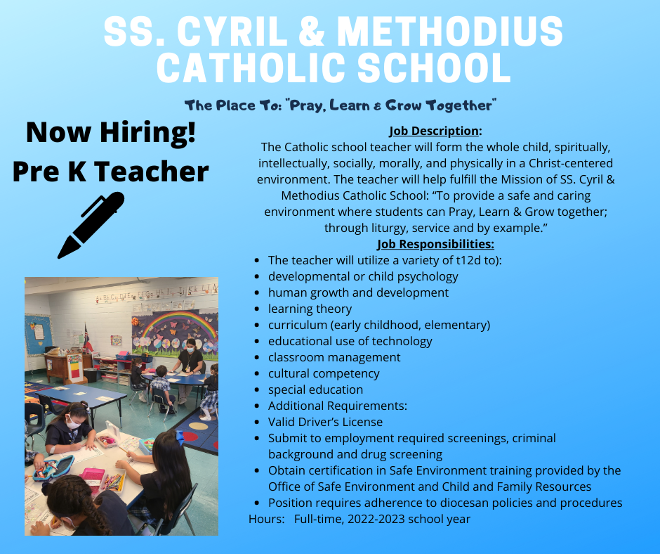 Pre K Teacher Information