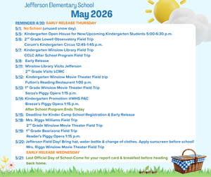 Events for May 2026
