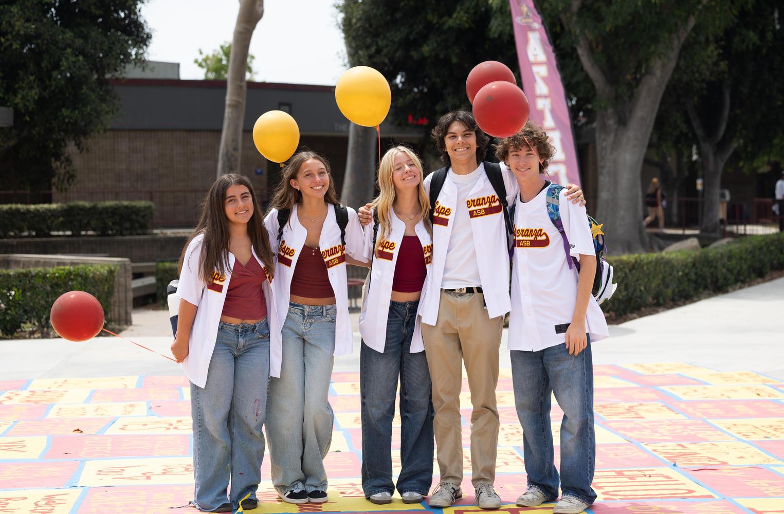 Esperanza High School ASB Students on the First Day of School