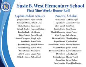 Susie B. West Scholars