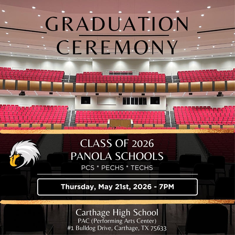 Panola Schools 2026 Graduation