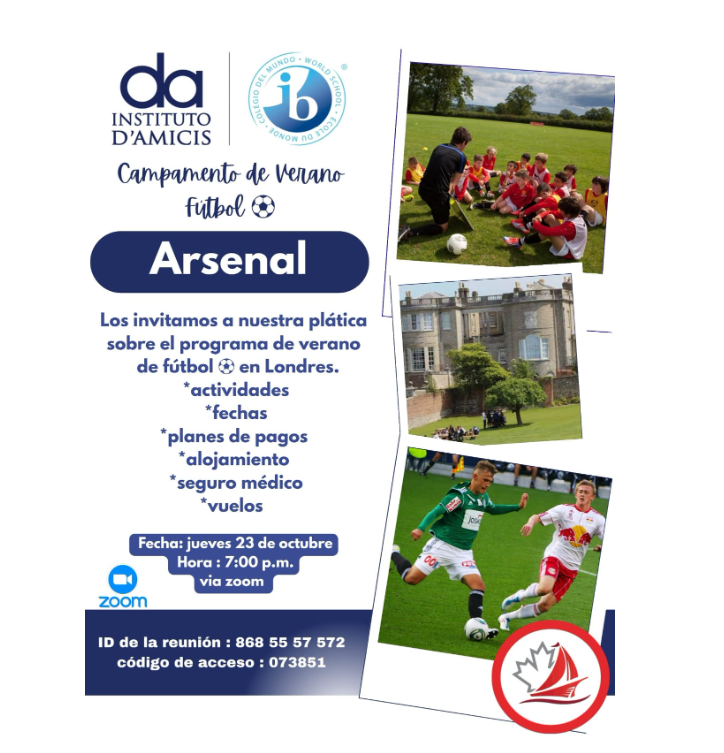 Campamento de Verano de fútbol en el Arsenal