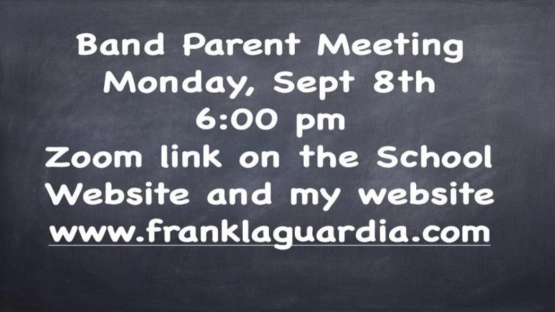 Zoom Link for Band