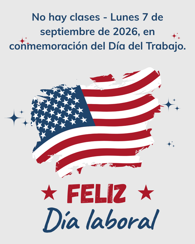 No School in observance of Labor Day