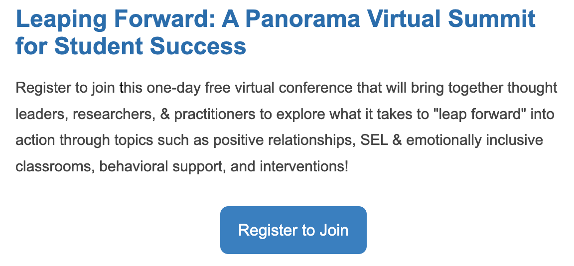 Panorama Webinar