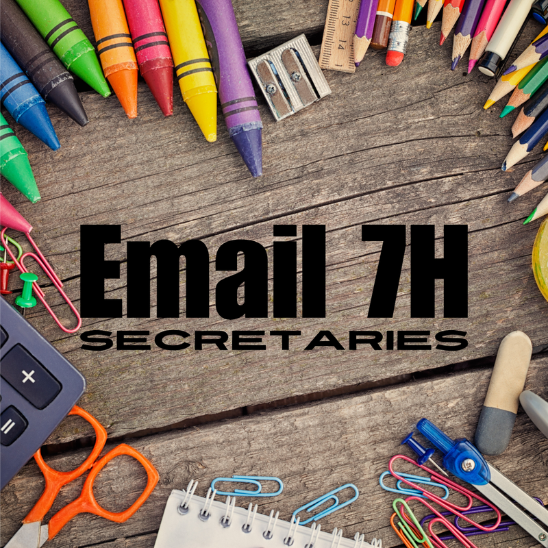 Title "Email 7H Secretaries"