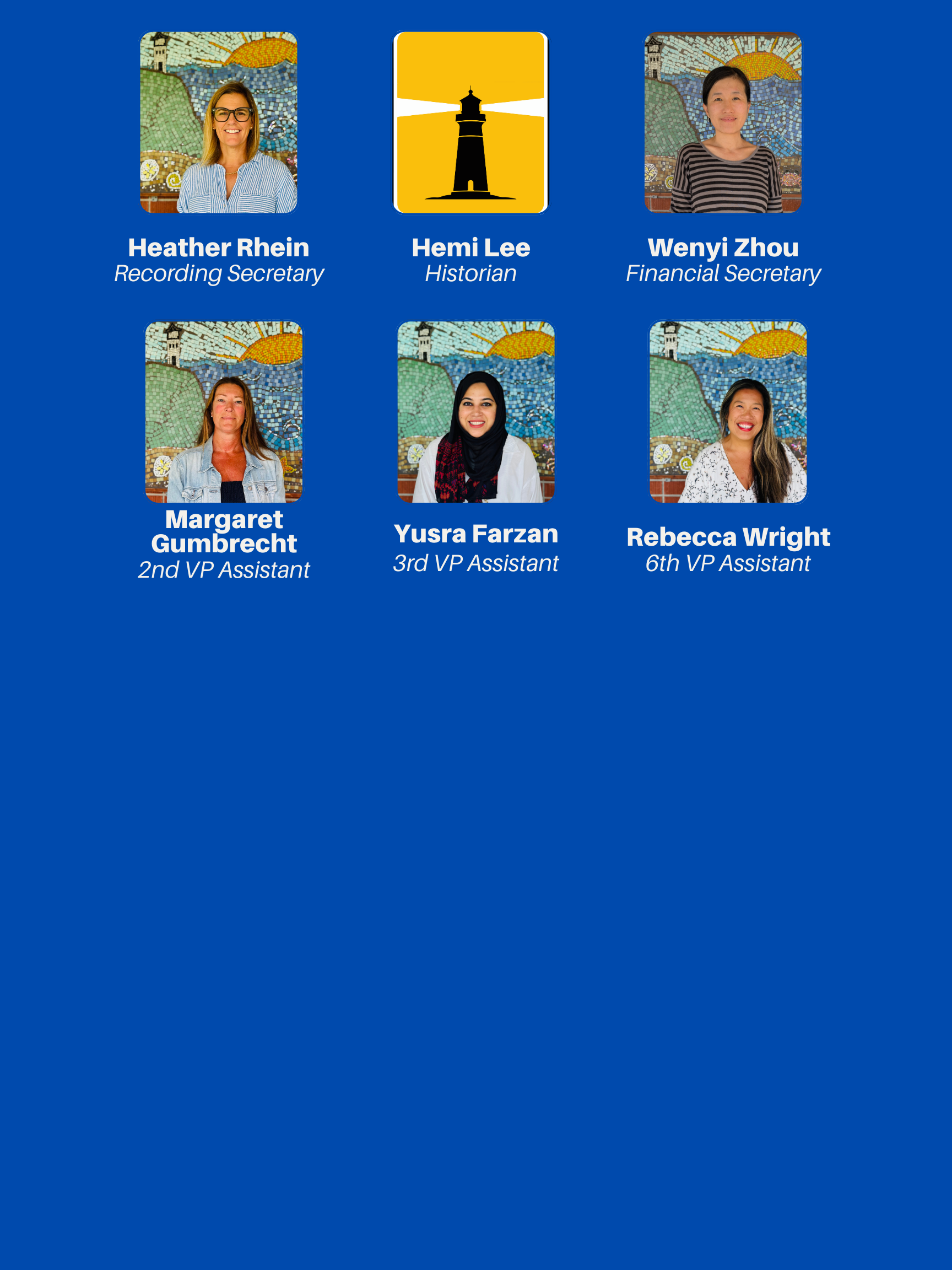 PTA Board 2025-2026 profile pictures