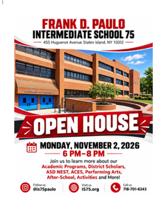 Open house at Paulo, November 2 at 6:00 pm until 8:00 pm