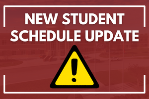 NEW SCHEDULE UPDATE