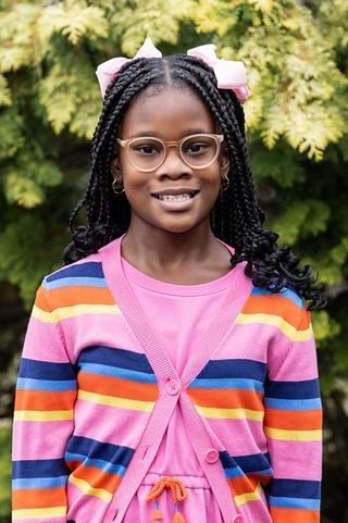 Center School lower school strudent outside