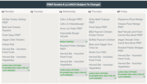 Lunch for this Week! ¡Almuerzo de esta Semana!