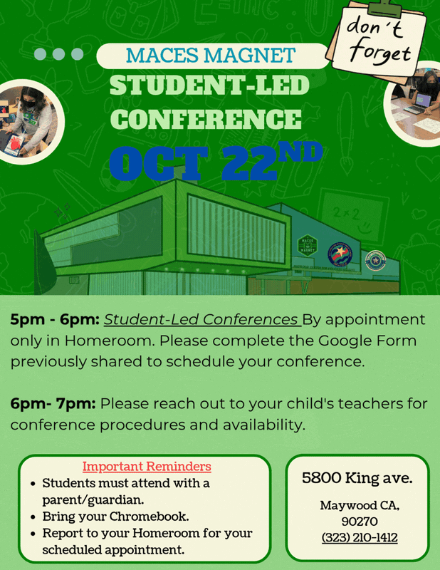 MaCESStudentLedConference
