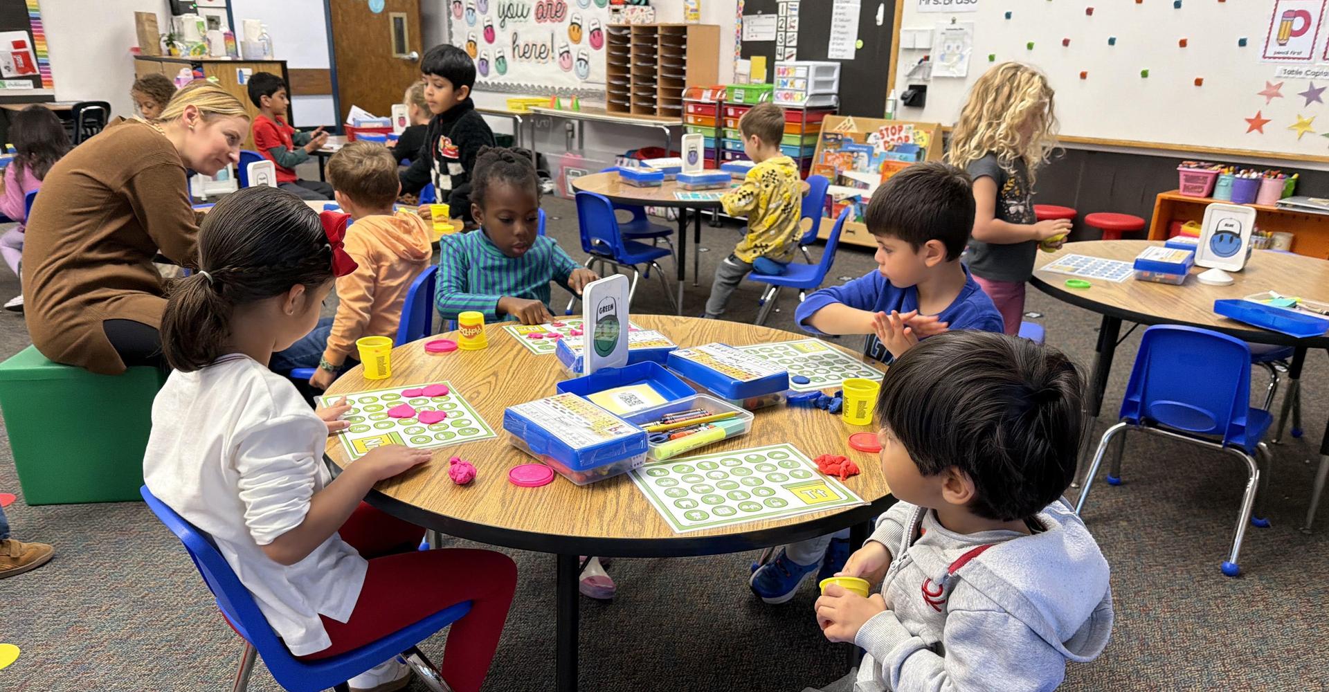 students in classroom