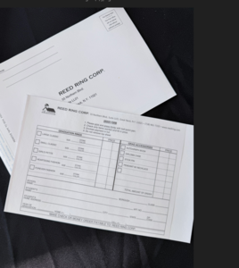 Ring and Gown Sample Form