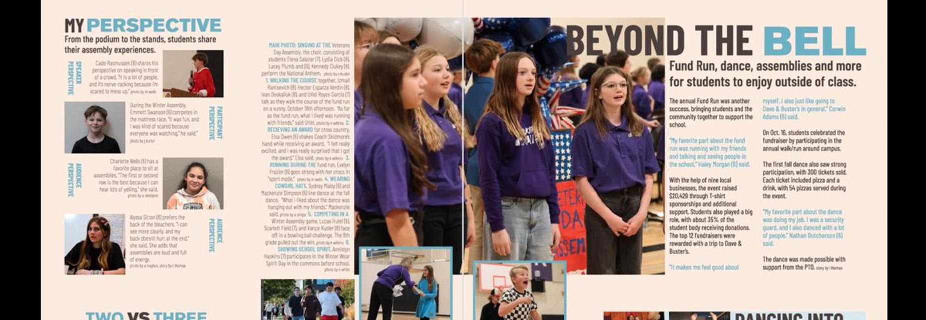 Yearbook spread