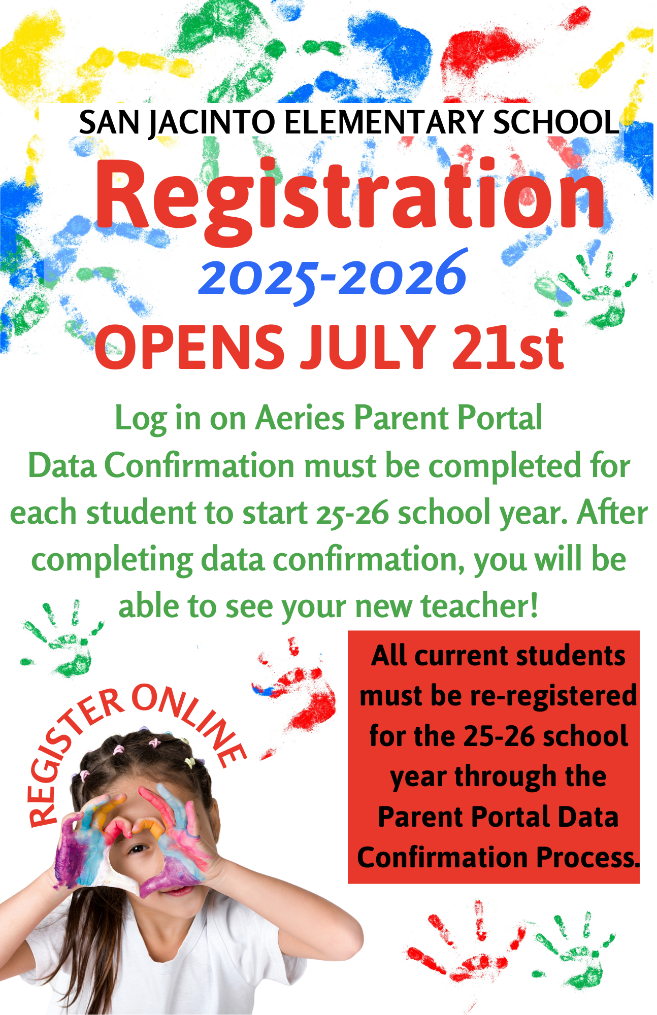 Registration for 25-26