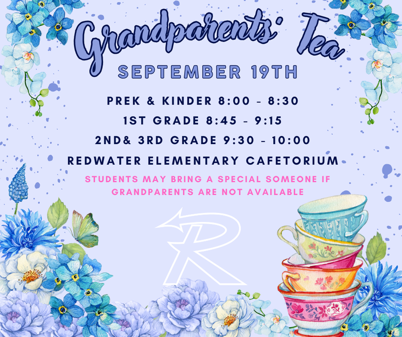 Grandparents' Day Tea is on September 19!