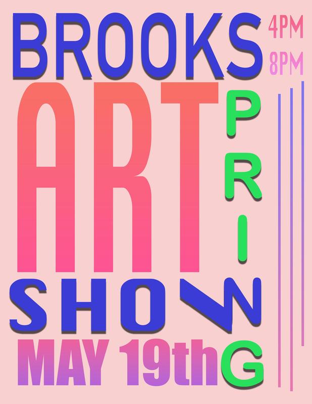 Flyer of the Brooks Spring Showcase