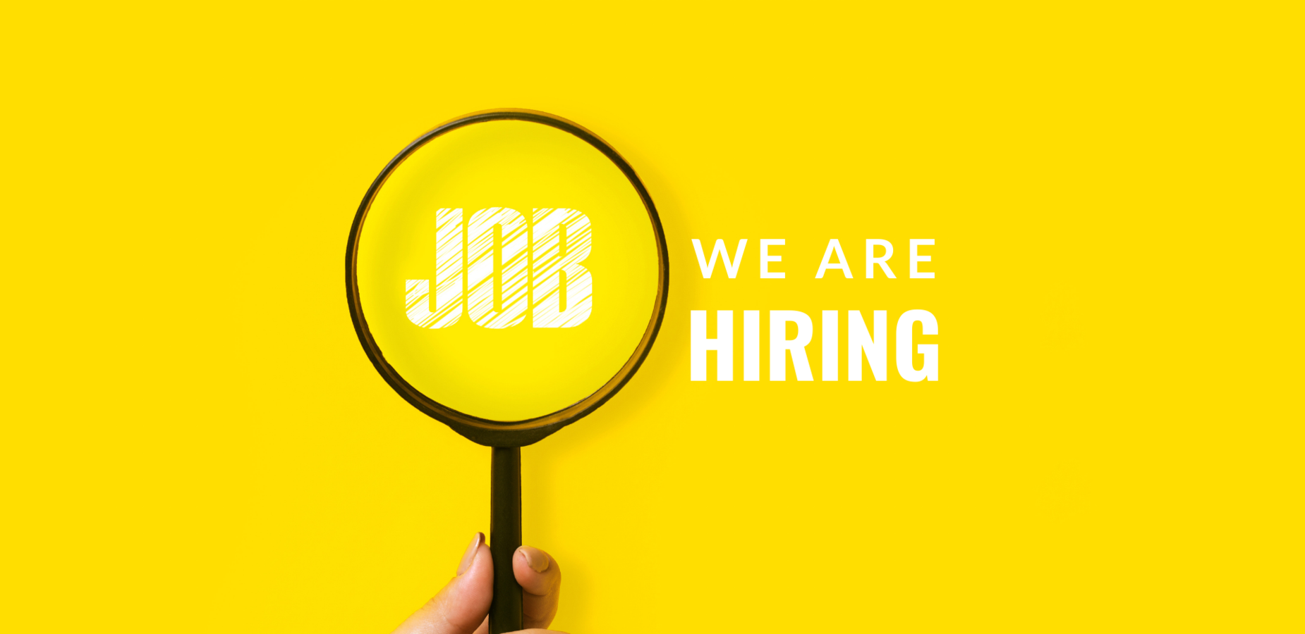 We are hiring
