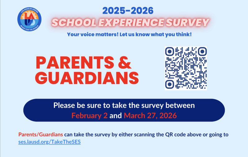 school experience survey alert image