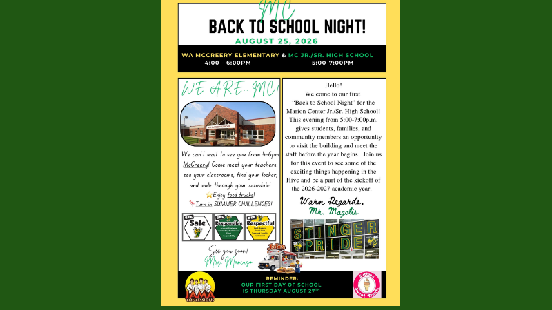 Back To School Night