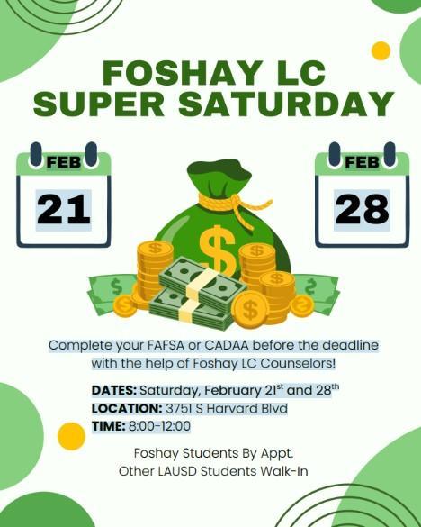 FOSHAY LC SUPER SATURDAYS Featured Photo