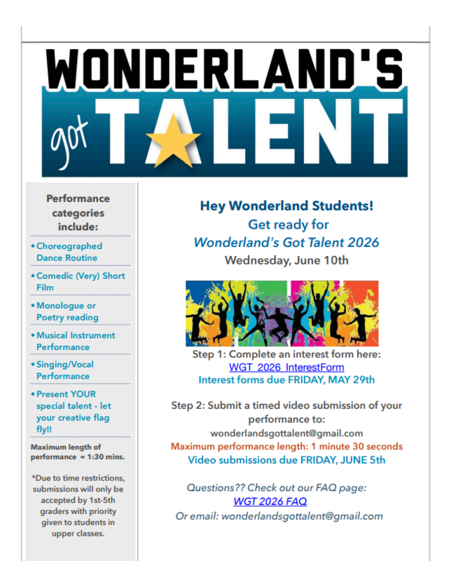 Wonderland's Got Talent!