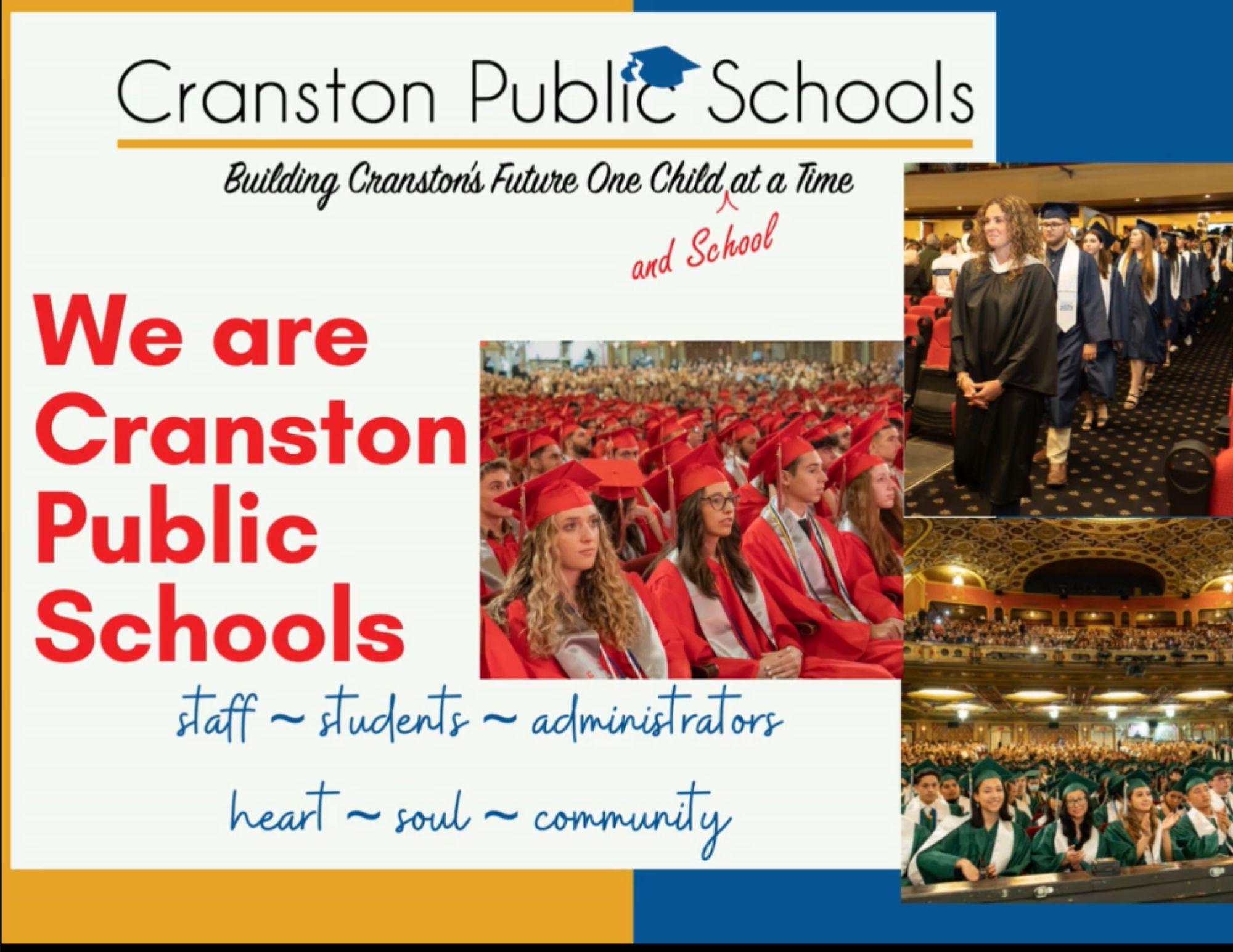 Family Community Message/Families September 1, 2023 - School Newsletter -  Cranston Public School District