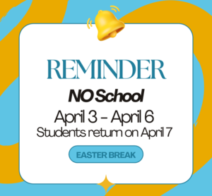 NO SCHOOL REMINDER